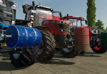 Barrel Weights Pack version 1.0.0.0 for Farming Simulator 2022