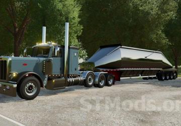Beall Bullet Quad Axle Belly Dump version 1.0.0.1 for Farming Simulator 2022