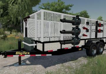 Big Tex landscaping trailer version 1.0.0.0 for Farming Simulator 2022