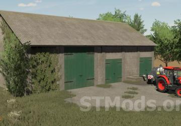 Big White Cow Barn version 1.3.0.0 for Farming Simulator 2022