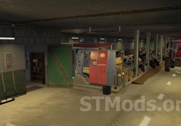 Big White Cow Barn version 1.3.0.0 for Farming Simulator 2022