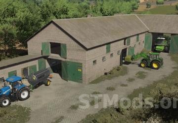 Big White Cow Barn version 1.3.0.0 for Farming Simulator 2022