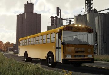 Blue Bird School Bus version 1.0.0.0 for Farming Simulator 2022 (v1.4x)