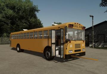 Blue Bird School Bus version 2.1.0 for Farming Simulator 2022 (v1.8x)