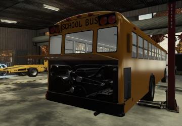 Blue Bird School Bus version 2.1.0 for Farming Simulator 2022 (v1.8x)