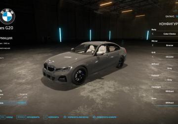 BMW 3 Series G20 version 1.0.0.0 for Farming Simulator 2022 (v1.8x)