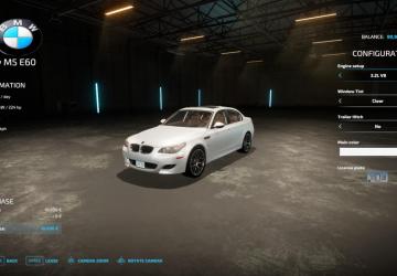 BMW E60 version 1.2 for Farming Simulator 2022 (v2022)