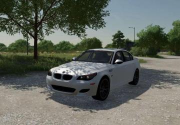 BMW E60 version 1.0.0.0 for Farming Simulator 2022 (v1.3x)