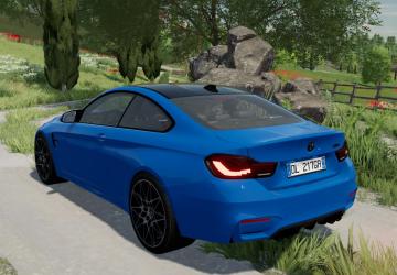 BMW M4 version 1.1.0.1 for Farming Simulator 2022 (v1.6x)
