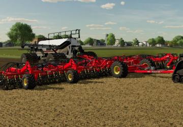 Bourgault 3320-76 Paralink Hoe Drill + 7950 Air Cart v1.0.0.0 for Farming Simulator 2022