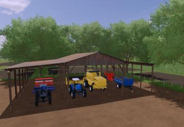 BR Small Wood Shed Pack version 1.0.0.0 for Farming Simulator 2022
