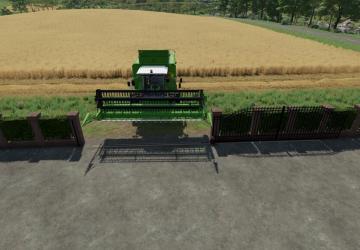 Brick Fence With Sliding Gates version 1.0.0.0 for Farming Simulator 2022