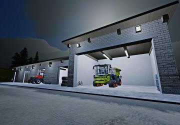 Brick garage version 1.0.0.0 for Farming Simulator 2022