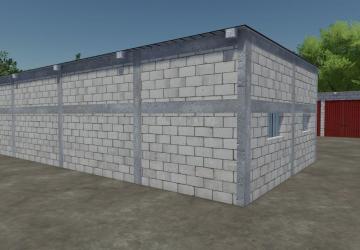 Brick garage version 1.0.0.0 for Farming Simulator 2022