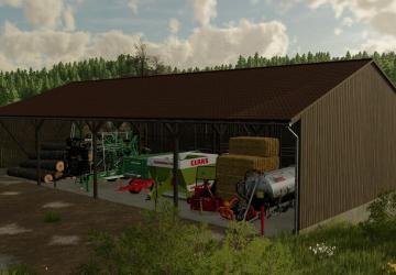 Bunker Silo With Roof version 1.0.0.0 for Farming Simulator 2022