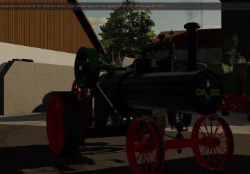 Case IH 1919 steam tractor version Beta for Farming Simulator 2022