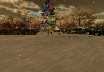 Christmas Tree With Snowman version 1.0.0.0 for Farming Simulator 2022