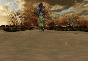 Christmas Tree With Snowman version 1.0.0.0 for Farming Simulator 2022