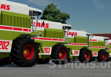 Claas Dominator Pack version 1.1.0.0 for Farming Simulator 2022