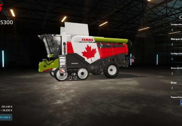 Claas Lexion Canada version 1.0 for Farming Simulator 2022