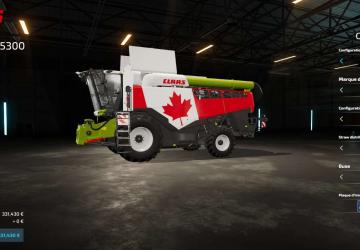 Claas Lexion Canada version 1.0 for Farming Simulator 2022