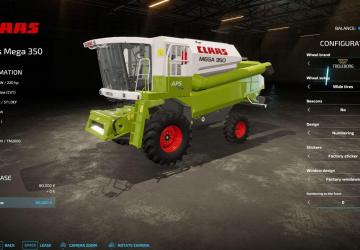 Claas Mega Pack version 1.0.0 for Farming Simulator 2022 (v1.9)