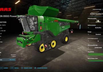 Class Lexion 8900 Power Edition version 1.0.0.0 for Farming Simulator 2022