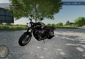 Classic Motorcycle Triumph Bonneville T120 Black v1.0.0.0 for Farming Simulator 2022 (v1.2.0.2)