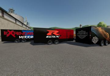 Closed trailer version 1.0.0.0 for Farming Simulator 2022