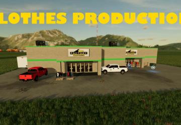 Clothes Production version 1.0.0.0 for Farming Simulator 2022