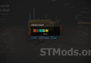 Color Configurator version 1.3.0.0 for Farming Simulator 2022