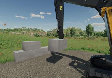 Concrete Block Pack version 1.0.0.0 for Farming Simulator 2022