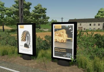 Continental 23 Advertising Window version 1.0.0.0 for Farming Simulator 2022