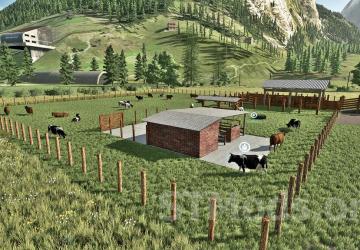 Cow Pasture With Milking Barn version 1.1.0.0 for Farming Simulator 2022