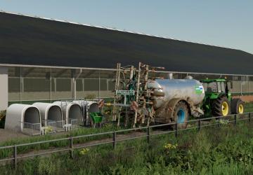 Cowshed 3+3 version 1.0.0.0 for Farming Simulator 2022