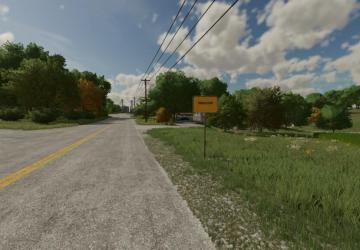 Customizable Town Sign version 1.0.0.0 for Farming Simulator 2022