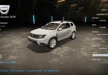Dacia Duster 2019 version 1.0.0.0 for Farming Simulator 2022 (v1.2x)