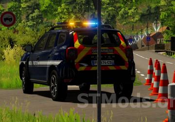 Dacia Duster Gendarmerie version 1.1.0.0 for Farming Simulator 2022