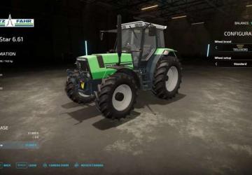 Deutz Fahr Agrostar 6.61 version 1.0 for Farming Simulator 2022