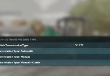 Easy Change Transmission Type version 1.1.0.0 for Farming Simulator 2022