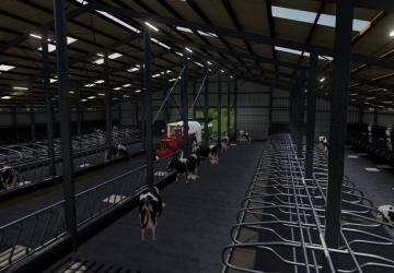 Eight Bay Double Cow Shed version 1.0.0.0 for Farming Simulator 2022