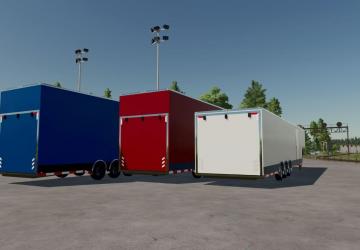 Enclosed Trailers Pack version 1.0.0.0 for Farming Simulator 2022