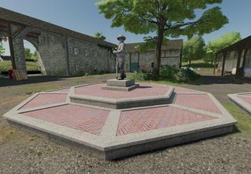 Farmer Statue version 1.0.0.0 for Farming Simulator 2022
