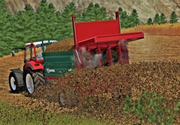 Farmtech Superfex 600 Manure Spreader/Trailer v1.0.0.0 for Farming Simulator 2022