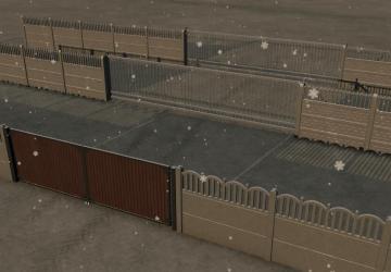 Fences And Gates Pack version 1.0.0.0 for Farming Simulator 2022