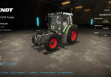 Fendt 380 GTA Pack version 1.1.0.0 for Farming Simulator 2022 (v1.9x)