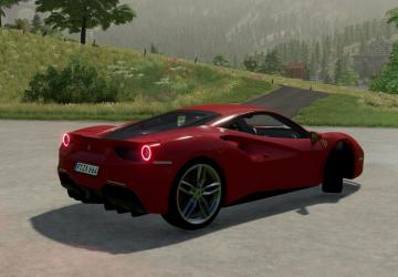Ferrari 488 GTB version 1.0.0.0 for Farming Simulator 2022 (v1.8x)