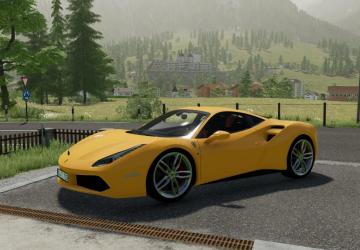 Ferrari 488 GTB version 1.0.0.0 for Farming Simulator 2022 (v1.8x)