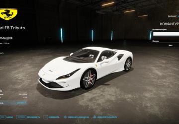 Ferrari F8 Tributo version 1.0.0.0 for Farming Simulator 2022 (v1.6x)
