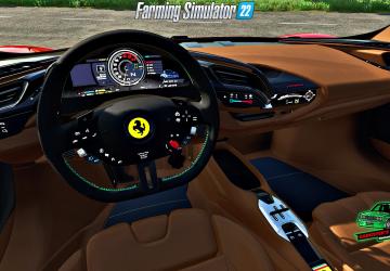 Ferrari SF90 Stradale 2020 version 1.0.0.0 for Farming Simulator 2022 (v1.3x)